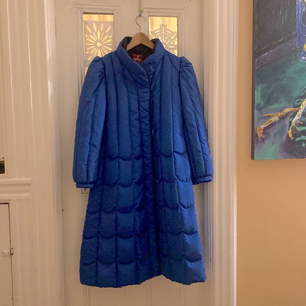 1980’s Cobalt Blue Down Puffer